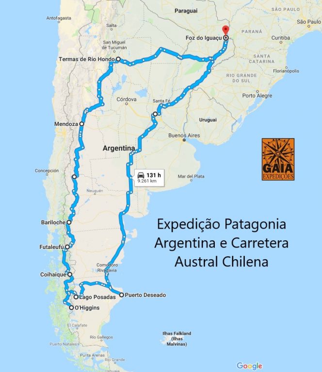 Roteiro pela Patagônia: Argentina e Chile de carro  Viagens rodoviárias,  Patagônia, Argentina e chile